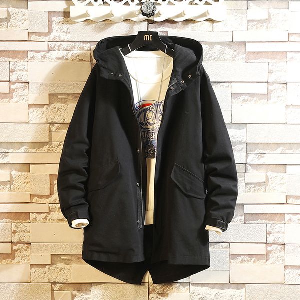 2021 new mens autumn winter coat male hooded windbreaker casual jacket slim fit outerwear plus size 5xl drw3, Black
2021 new mens autumn winter coat male hooded windbreaker casual jacket slim fit outerwear plus size 5xl drw3, Black