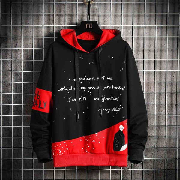 sweater hoodies men's 2022 autumn youth cool and handsome leisure color matching pullover hooded, Black
sweater hoodies men's 2022 autumn youth cool and handsome leisure color matching pullover hooded, Black