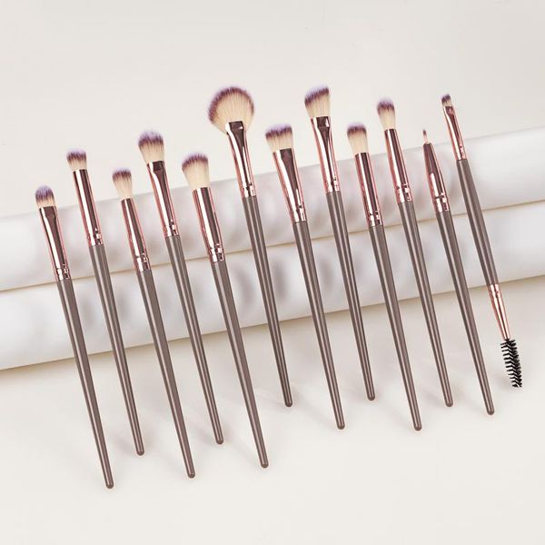 12pcs professional eyes makeup brush set wood brush nylon hair for eye shadow nose lip lashes eyeliner fan
12pcs professional eyes makeup brush set wood brush nylon hair for eye shadow nose lip lashes eyeliner fan
