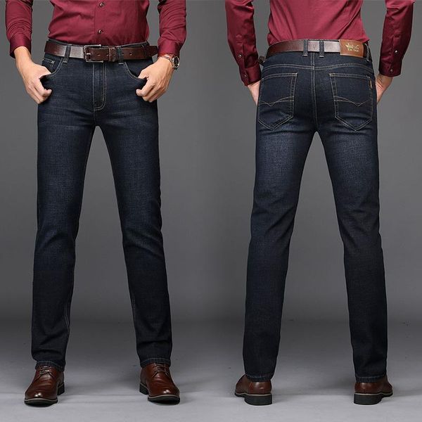 new autumn and winter jeans thick mid-waist straight-leg slim-fit business casual men's trousers brand cotton denim trousers men, Blue
new autumn and winter jeans thick mid-waist straight-leg slim-fit business casual men's trousers brand cotton denim trousers men, Blue