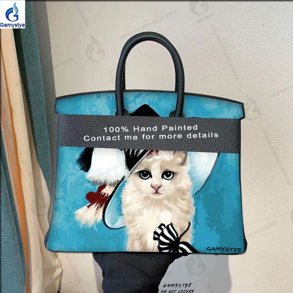 hand paint handmake painted graffiti art princess white cat handbags women bags designer big capacity luxury totes women bags, Black;red
hand paint handmake painted graffiti art princess white cat handbags women bags designer big capacity luxury totes women bags, Black;red