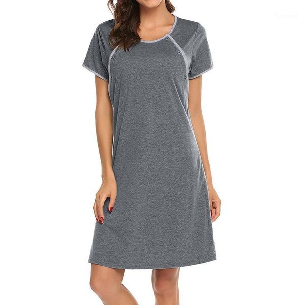 home suit cotton sleepwear pregnant woman cotton maternity night dress short sleeve nursing nightgown breastfeeding home wear1, White
home suit cotton sleepwear pregnant woman cotton maternity night dress short sleeve nursing nightgown breastfeeding home wear1, White