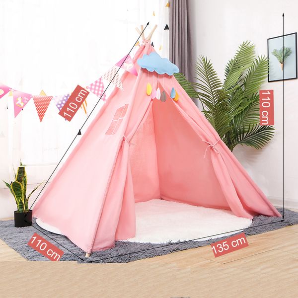 1.35m large teepee tent cotton canvas tipi house kids outdoor play house wigwam game house india triangle tent room decor 1020
1.35m large teepee tent cotton canvas tipi house kids outdoor play house wigwam game house india triangle tent room decor 1020