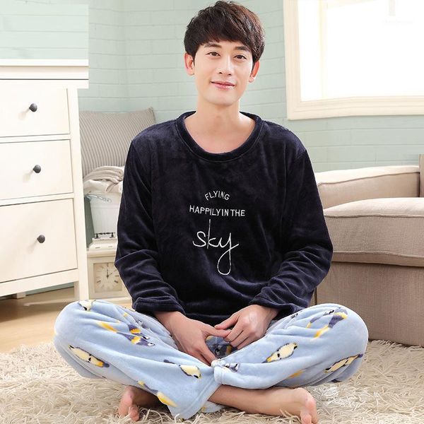 men autumn and winter thick coral fleece pajamas men cute cartoon casual hood flannel warm fluffy pajama sets pajama set1, Black;brown 
men autumn and winter thick coral fleece pajamas men cute cartoon casual hood flannel warm fluffy pajama sets pajama set1, Black;brown