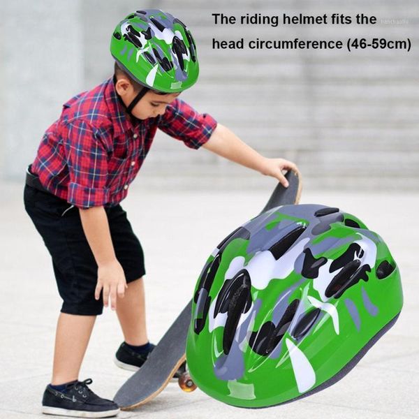 cycling caps & masks bike helmet kids camoflage adjustable breathable riding skating sports head protector mtb for skateboarding1, Black
cycling caps & masks bike helmet kids camoflage adjustable breathable riding skating sports head protector mtb for skateboarding1, Black