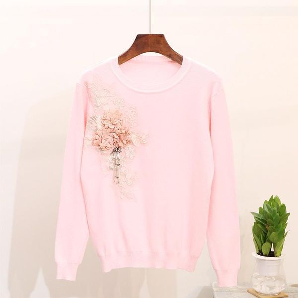 spring autumn beading tassel flowers applique sweater women loose knitted female black pink long sleeve knitwear pullover1, White;black
spring autumn beading tassel flowers applique sweater women loose knitted female black pink long sleeve knitwear pullover1, White;black