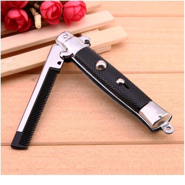 portable 1pcs stainless steel hair comb folding beard hair brush combs hairdressing styling too bbykae, Silver
portable 1pcs stainless steel hair comb folding beard hair brush combs hairdressing styling too bbykae, Silver
