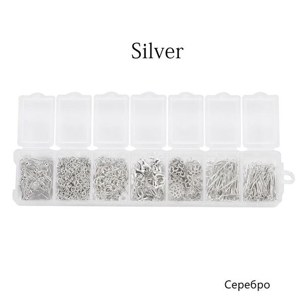 420pcs jewelry making sets head pins lobster clasps chains jump rings earrings clasps hooks for diy jewelry making accessories h wmtlqn, Silver
420pcs jewelry making sets head pins lobster clasps chains jump rings earrings clasps hooks for diy jewelry making accessories h wmtlqn, Silver