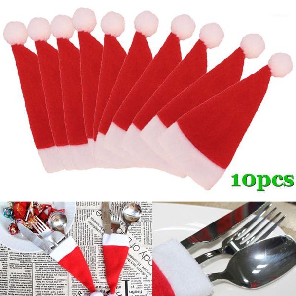 christmas decorations 10 pcs/set hat cutlery bag candy gift bags cute pocket fork cutter holder table dinner decoration sf661
christmas decorations 10 pcs/set hat cutlery bag candy gift bags cute pocket fork cutter holder table dinner decoration sf661
