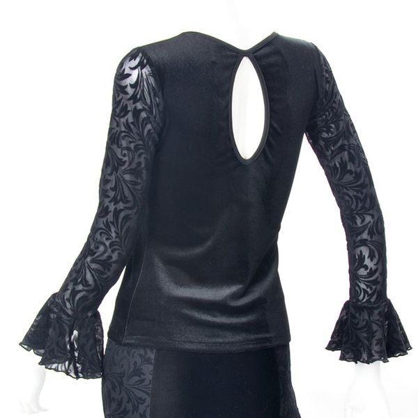 v neck latin ballroom dance shirt modern dancewear performance dance costume autumn dress women latin dress i182, Black;red
v neck latin ballroom dance shirt modern dancewear performance dance costume autumn dress women latin dress i182, Black;red