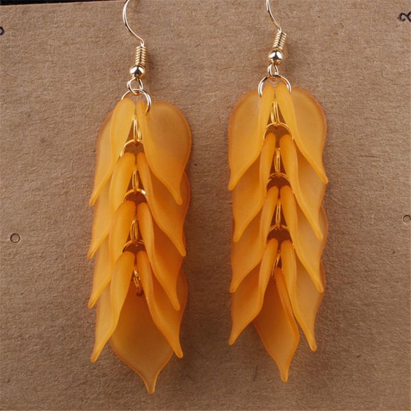 new vintage gold long earrings for women bohemian style resin flower dangle drop earring wedding party jewelry gifts, Silver
new vintage gold long earrings for women bohemian style resin flower dangle drop earring wedding party jewelry gifts, Silver