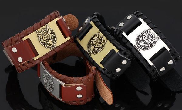 bangle nodic viking odin wolf leather amulet bracelet -adjustable size 19-31 cm, Black
bangle nodic viking odin wolf leather amulet bracelet -adjustable size 19-31 cm, Black