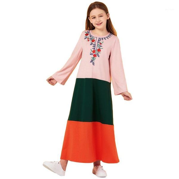 2020 fashion muslim kid girls abaya flower embroidery party gown islamic cocktail maxi long sleeve dress arab robe kaftan jilbab1, Red
2020 fashion muslim kid girls abaya flower embroidery party gown islamic cocktail maxi long sleeve dress arab robe kaftan jilbab1, Red