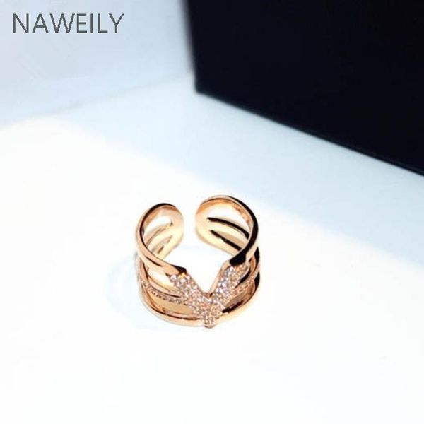 cluster rings naweily zircon geometric v for women gold silver color adjustable ring jewelry female open letter high quality, Golden;silver
cluster rings naweily zircon geometric v for women gold silver color adjustable ring jewelry female open letter high quality, Golden;silver