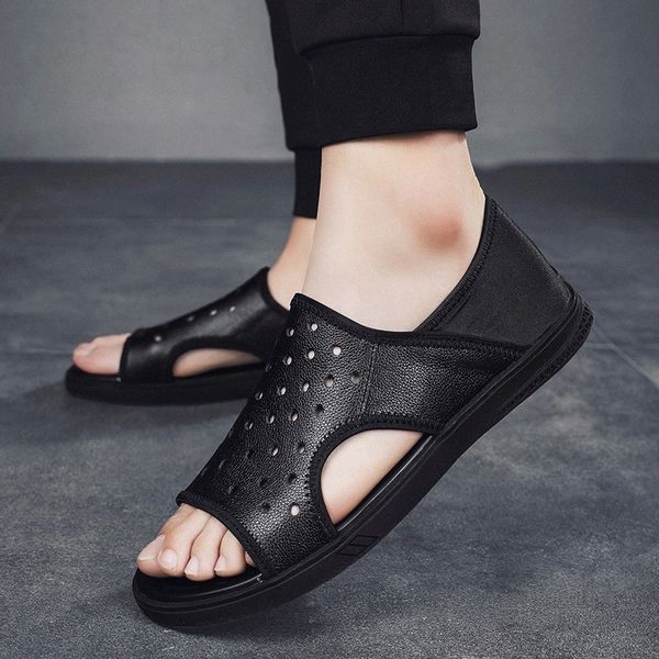 men sandals summer men black beach sandals hole breathable outdoor summer flat sandals sandalias para hombre #f28z
men sandals summer men black beach sandals hole breathable outdoor summer flat sandals sandalias para hombre #f28z