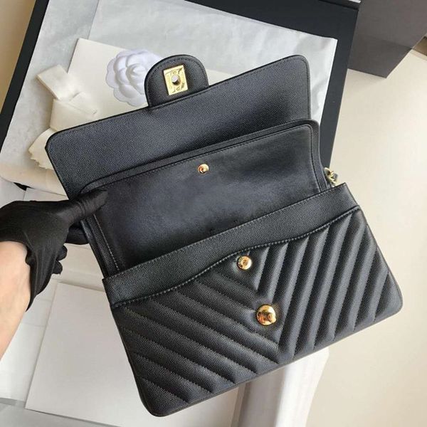 luxury fashion v-shaped design double flap bag leather caviar lady handbag lady shoulder bag lady messenger bag 
luxury fashion v-shaped design double flap bag leather caviar lady handbag lady shoulder bag lady messenger bag