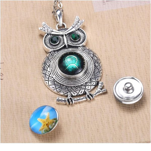 2018 new fashion beauty charms owl pendant snap necklace fit diy 18mm snap buttons jewelry wholesale wo bbyild, Silver
2018 new fashion beauty charms owl pendant snap necklace fit diy 18mm snap buttons jewelry wholesale wo bbyild, Silver