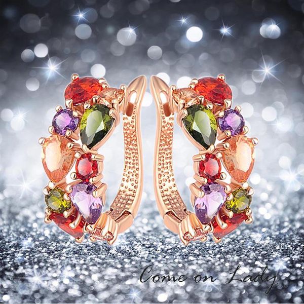 hoop & huggie 4 colors multicolor cubic zirconia flower earrings for women bijoux brinco de argola er080, Golden;silver
hoop & huggie 4 colors multicolor cubic zirconia flower earrings for women bijoux brinco de argola er080, Golden;silver