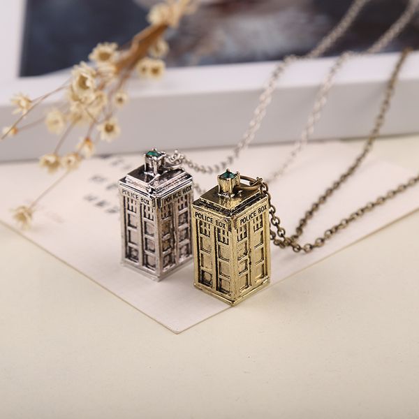 doctor who necklaces tardis box retro pendant & necklace men women telephone booth classic telephone booth necklace, Silver
doctor who necklaces tardis box retro pendant & necklace men women telephone booth classic telephone booth necklace, Silver