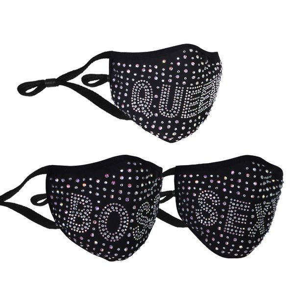 fashion dustproof face mask bling bling diamond protective queen mask mouth masks washable reusable women colorful rhinestones mask
fashion dustproof face mask bling bling diamond protective queen mask mouth masks washable reusable women colorful rhinestones mask