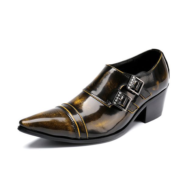 на высоких каблуках мужской личностные британские повседневная обувь ретро tide обувь для волос стилист желтый галстук бизнеса платье мужски, Black
на высоких каблуках мужской личностные британские повседневная обувь ретро tide обувь для волос стилист желтый галстук бизнеса платье мужски, Black