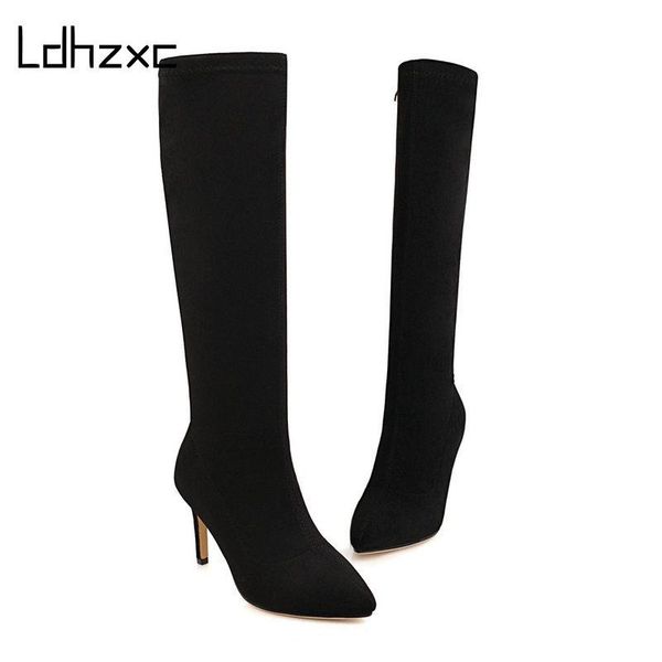 boots ldhzxc big size 34-48 brand women pointed toe stiletto high heels knee nightclub shoes, Black
boots ldhzxc big size 34-48 brand women pointed toe stiletto high heels knee nightclub shoes, Black