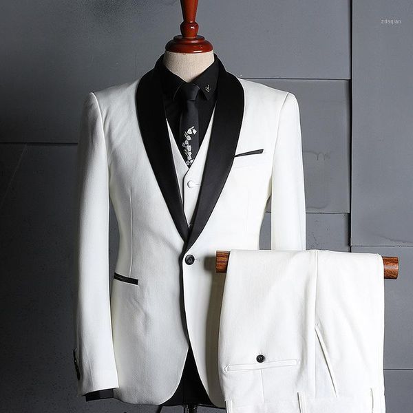 men's suits & blazers men clothes men's casual set korean slim solid color suit three-piece groom groomsmen wedding dress suit1, White;black
men's suits & blazers men clothes men's casual set korean slim solid color suit three-piece groom groomsmen wedding dress suit1, White;black