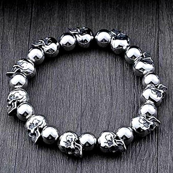 charm bracelets punk jewelry domineering bracelet for men titanium steel skull temperament, Golden;silver
charm bracelets punk jewelry domineering bracelet for men titanium steel skull temperament, Golden;silver