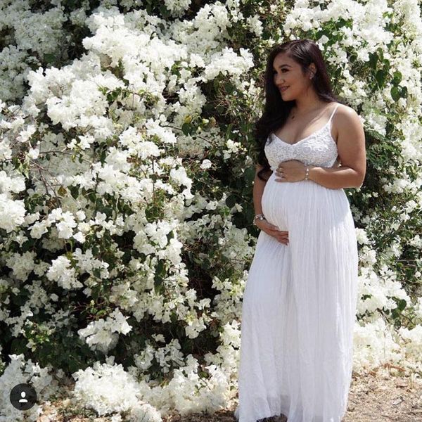 long maternity pography props pregnancy dress dresses for po shoot pregnant lace maxi gown1, White
long maternity pography props pregnancy dress dresses for po shoot pregnant lace maxi gown1, White