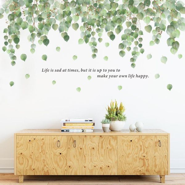 large green vine wall stickers for bedroom living rooms sofa tv background wall decor leaves plants decals home decoration
large green vine wall stickers for bedroom living rooms sofa tv background wall decor leaves plants decals home decoration