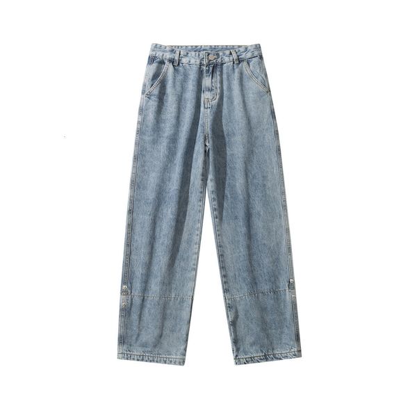 2021 men's brim pants spring and winter new thin flanging chess buckle jeans fashion young clothes ijki, Blue
2021 men's brim pants spring and winter new thin flanging chess buckle jeans fashion young clothes ijki, Blue