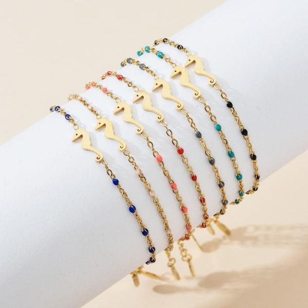 zmzy refreshing summer beach cute charm hippocampus bracelet stainless steel chain seahorse charms bracelets for women jewelry1, Golden;silver
zmzy refreshing summer beach cute charm hippocampus bracelet stainless steel chain seahorse charms bracelets for women jewelry1, Golden;silver