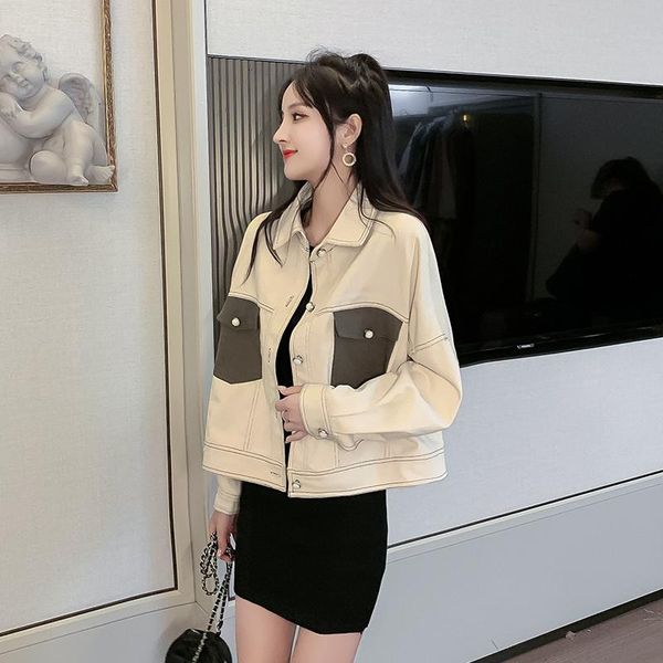 women's jackets 2021 denim jacket women boyfriend jean coat streetwear vintage autumn basic looose outerwear, Black;brown
women's jackets 2021 denim jacket women boyfriend jean coat streetwear vintage autumn basic looose outerwear, Black;brown