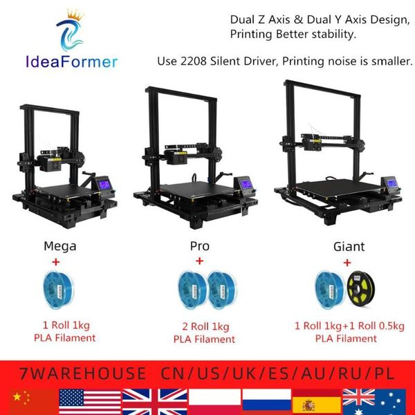 ideaformer id mega / pro / giant fdm 3d принтер двойной z axisdual ось y full metal magnetic сложение тарелка автонивелирования diy 3d принт
ideaformer id mega / pro / giant fdm 3d принтер двойной z axisdual ось y full metal magnetic сложение тарелка автонивелирования diy 3d принт