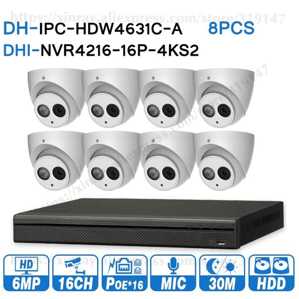wireless camera kits dahua 6mp 16+8 security cctv system 8pcs ip ipc-hdw4631c-a & 16poe 4k nvr nvr4216-16p-4ks2 surveillance
wireless camera kits dahua 6mp 16+8 security cctv system 8pcs ip ipc-hdw4631c-a & 16poe 4k nvr nvr4216-16p-4ks2 surveillance