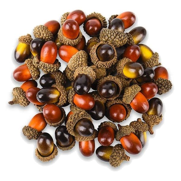 pcs artificial acorns with 100 natural acorn cap for craft wedding festival party home halloween decoration 2 color
pcs artificial acorns with 100 natural acorn cap for craft wedding festival party home halloween decoration 2 color