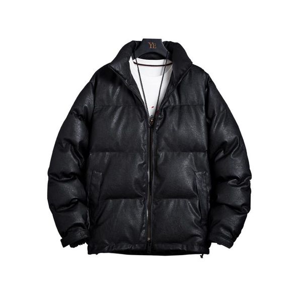 men's down & parkas winter men jacket fashion thermal coats man thick warm windbreaker pu leather patchwork jackets clothing m-5xl, Black
men's down & parkas winter men jacket fashion thermal coats man thick warm windbreaker pu leather patchwork jackets clothing m-5xl, Black
