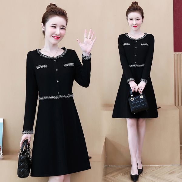woman more size dressed spring fall fat 100kg casual lean party ladies work dress qfh9, Black;gray
woman more size dressed spring fall fat 100kg casual lean party ladies work dress qfh9, Black;gray