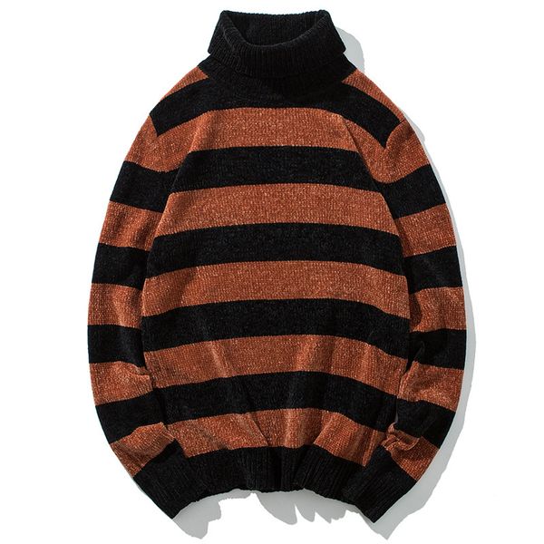2020 brand men's sweater high neck pullover stripe youth overcoat for male long sleeve solid color sweater, White;black
2020 brand men's sweater high neck pullover stripe youth overcoat for male long sleeve solid color sweater, White;black