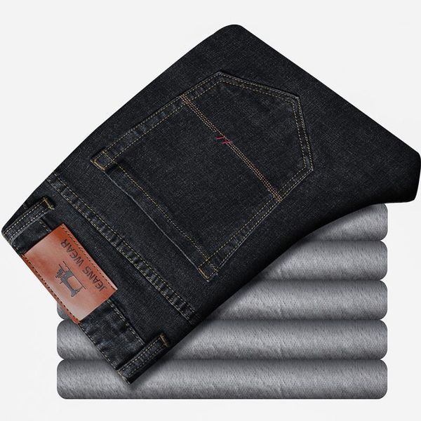 men's jeans winter style men's brand warmth flannel stretch fleece slim straight flocking trousers black blue1, Blue
men's jeans winter style men's brand warmth flannel stretch fleece slim straight flocking trousers black blue1, Blue
