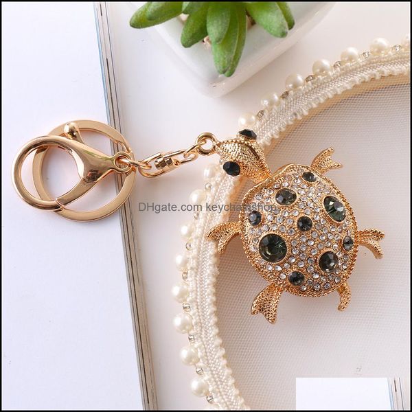 keychains fashion accessories keychain color inlaid diamond pendant cute little turtle creative alloy key ring car bag small gift drop deliv, Silver
keychains fashion accessories keychain color inlaid diamond pendant cute little turtle creative alloy key ring car bag small gift drop deliv, Silver