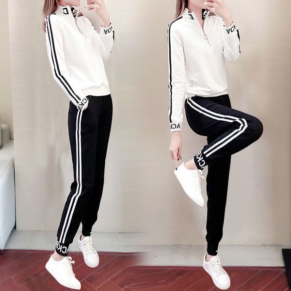 2020 new spring and autumn fashionslim standing collar spring autumn two-piece fashion two-piecerunning suitsports and leisure two-piece sui, Gray
2020 new spring and autumn fashionslim standing collar spring autumn two-piece fashion two-piecerunning suitsports and leisure two-piece sui, Gray