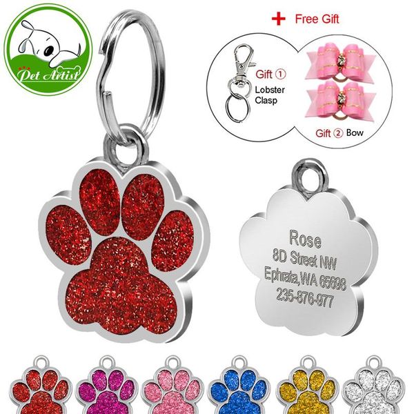 stainless steel glitter paw pet id tags custom personalized tag for small dogs and cats engraved and hair b sqcugk
stainless steel glitter paw pet id tags custom personalized tag for small dogs and cats engraved and hair b sqcugk