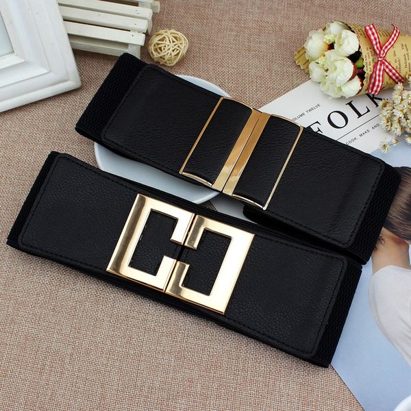 women's black waist dress wide belt is fashionable versatile, and elastic with skirt korean version, Black;brown
women's black waist dress wide belt is fashionable versatile, and elastic with skirt korean version, Black;brown