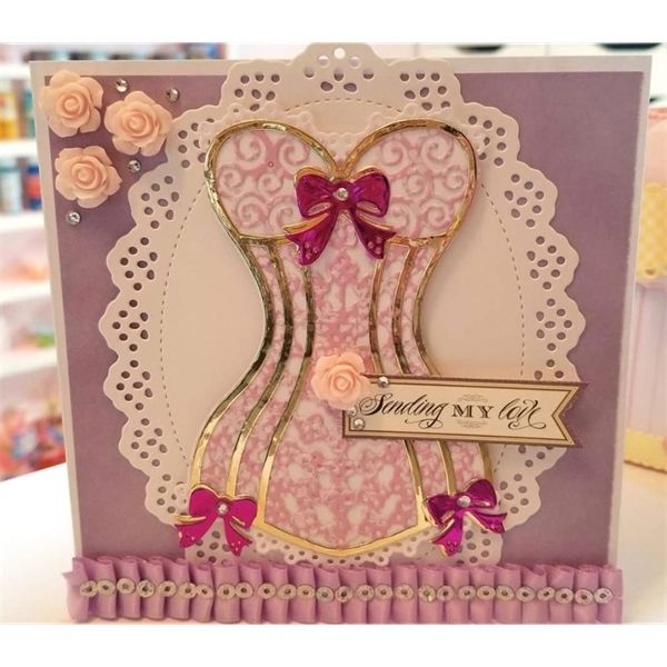 kscraft large size cute corset metal cutting dies stencils for diy scrapbooking/p album decorative embossing diy paper cards 1019
kscraft large size cute corset metal cutting dies stencils for diy scrapbooking/p album decorative embossing diy paper cards 1019
