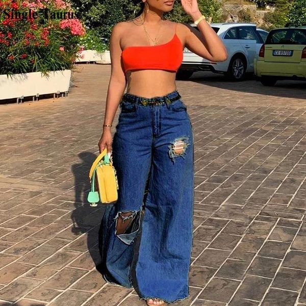 fall winter womans jeans streetwear fashion loose wide leg denim pants distressed elephant boyfriend distressed jeans women, Blue
fall winter womans jeans streetwear fashion loose wide leg denim pants distressed elephant boyfriend distressed jeans women, Blue