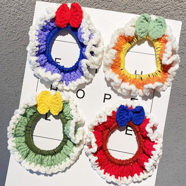 hair accessories women girls cute colorful bow laciness knitting scrunchie rubber bands sweet headband band fashion
hair accessories women girls cute colorful bow laciness knitting scrunchie rubber bands sweet headband band fashion