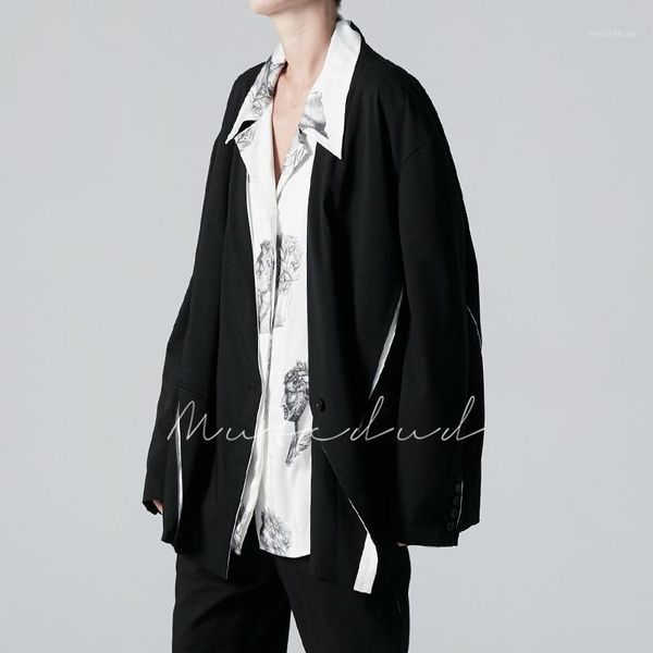 xs-6xl 2021men's clothing fashion star gd hair stylist personality design collarless daopao suit plus size singer costumes1, White;black
xs-6xl 2021men's clothing fashion star gd hair stylist personality design collarless daopao suit plus size singer costumes1, White;black