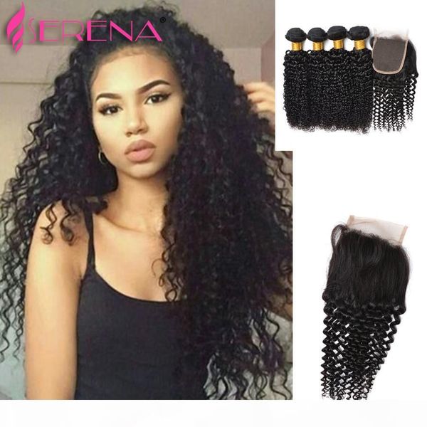 human hair wefts with closure water wave curly 4 bundles human hair weft with lace closure brazilian virgin hair extension, Black;brown
human hair wefts with closure water wave curly 4 bundles human hair weft with lace closure brazilian virgin hair extension, Black;brown