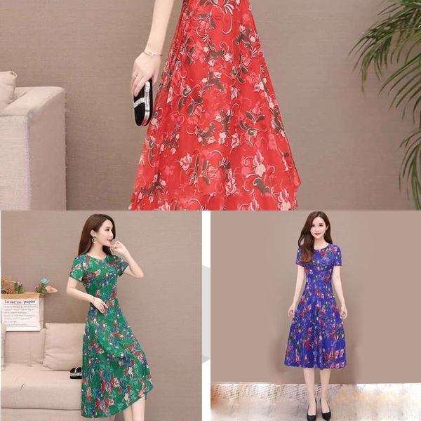 2uq7s 2019 moms summer new simple women slim fit short-sleeved dress fashionable printed forline mom's skirt xia ji qun dress a korean, Black;gray
2uq7s 2019 moms summer new simple women slim fit short-sleeved dress fashionable printed forline mom's skirt xia ji qun dress a korean, Black;gray